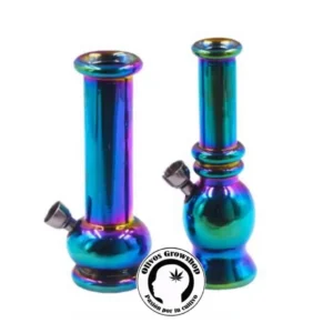 BONG DE VIDRIO TORNASOLADO 15CM