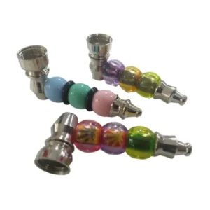 PIPA DE METAL TIBET 3 BOLAS