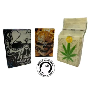 CIGARRERA DE PLASTICO PUSH TO OPEN DISEÑOS