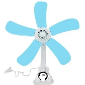 VENTILADOR CON BROCHE PINZA 5 ASPAS