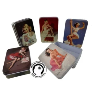 LATA DE METAL MARILYN 9X6CM