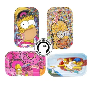 BANDEJA METAL LOS SIMPSONS 27 X 16 CM