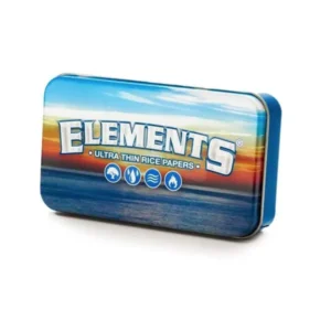 LATA DE METAL ELEMENTS BLUE 12X6CM