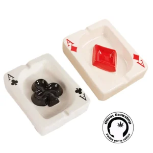 CENICERO DE CERAMICA CARTAS