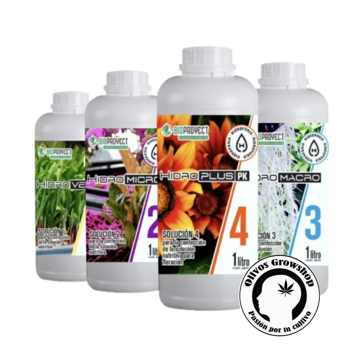 KIT BIOPROYECT HIDROPACK 1 2 3 4 - 1 LT
