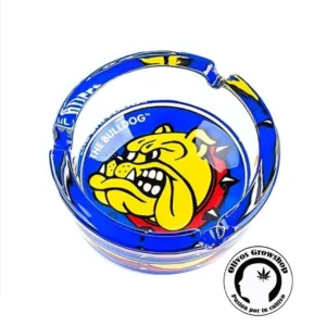 CENICERO DE VIDRIO THE BULL DOG