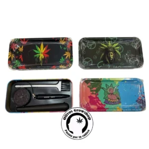 KIT LATA DE METAL BANDEJA 15X8CM