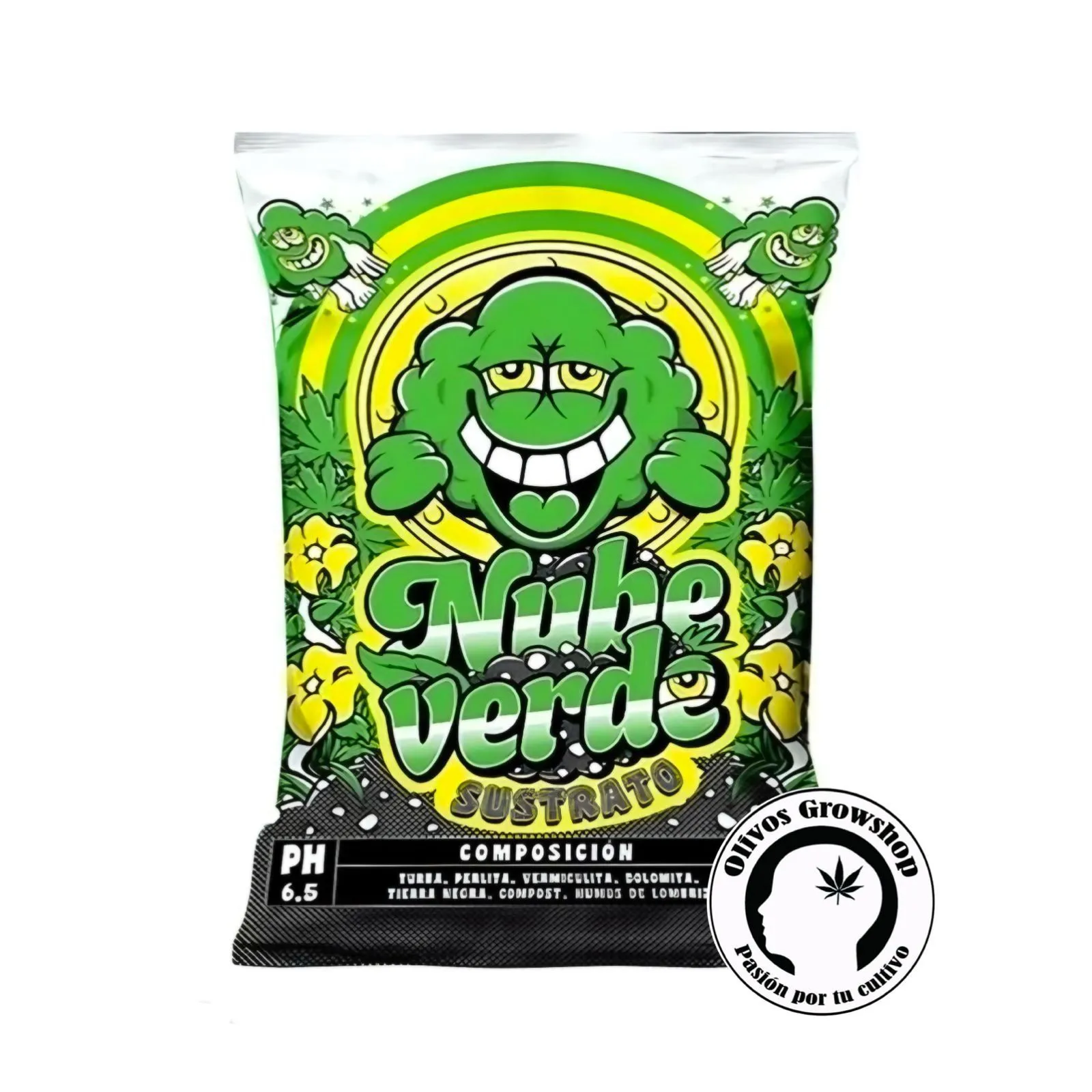 SUSTRATO NUBE VERDE - 50 LTS